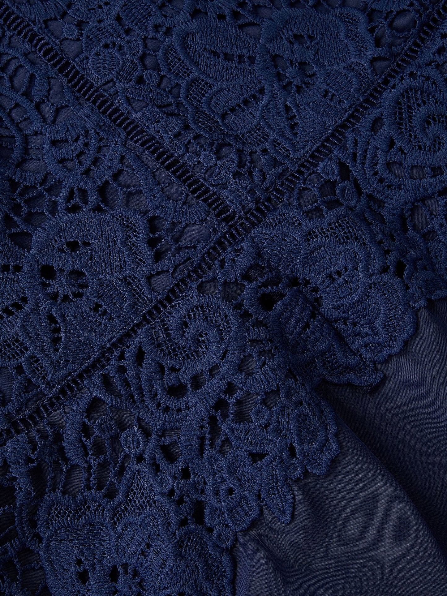 Monsoon Blue Monica Lace Prom Dress image 4