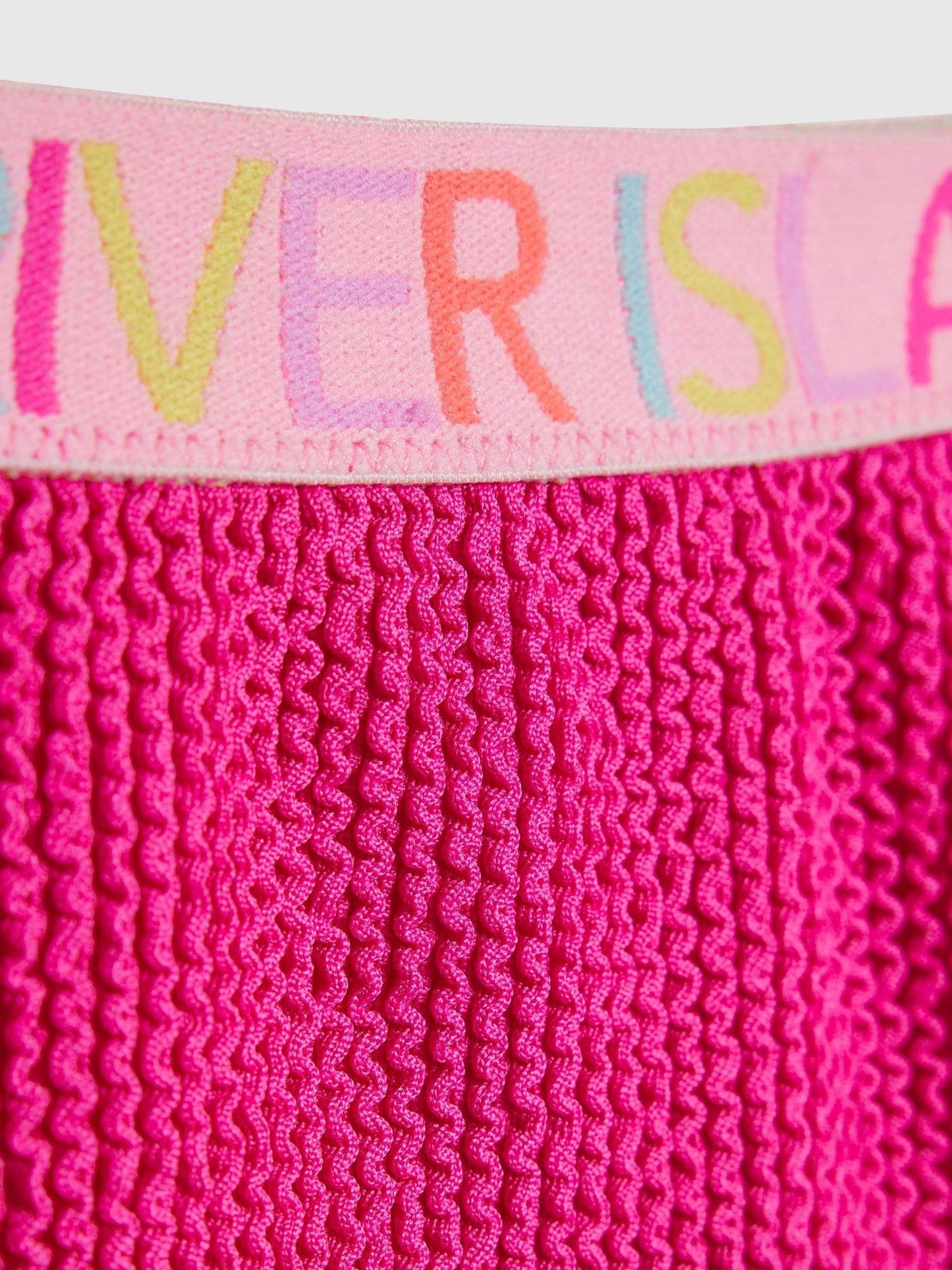 Dsiney Kidz - River Island Pink Logo Textured Whipstitch Bikini image 4