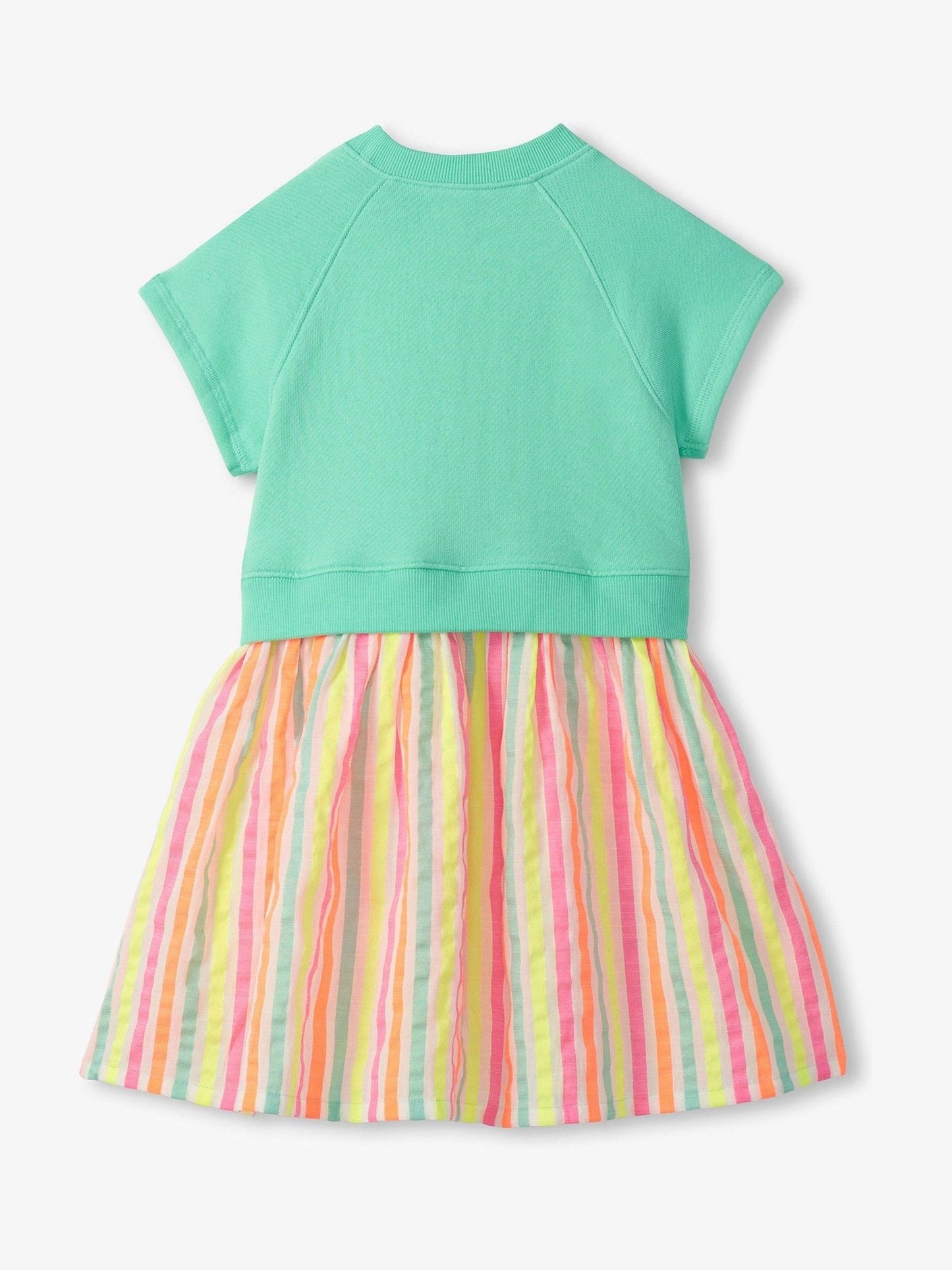 Hatley Green Neon Summer Mixed Fabric Dress image 4