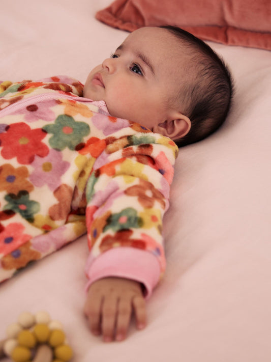Dsiney Kidz - Multi Floral 2.5 Tog Fleece Baby Sleep Bag image 2