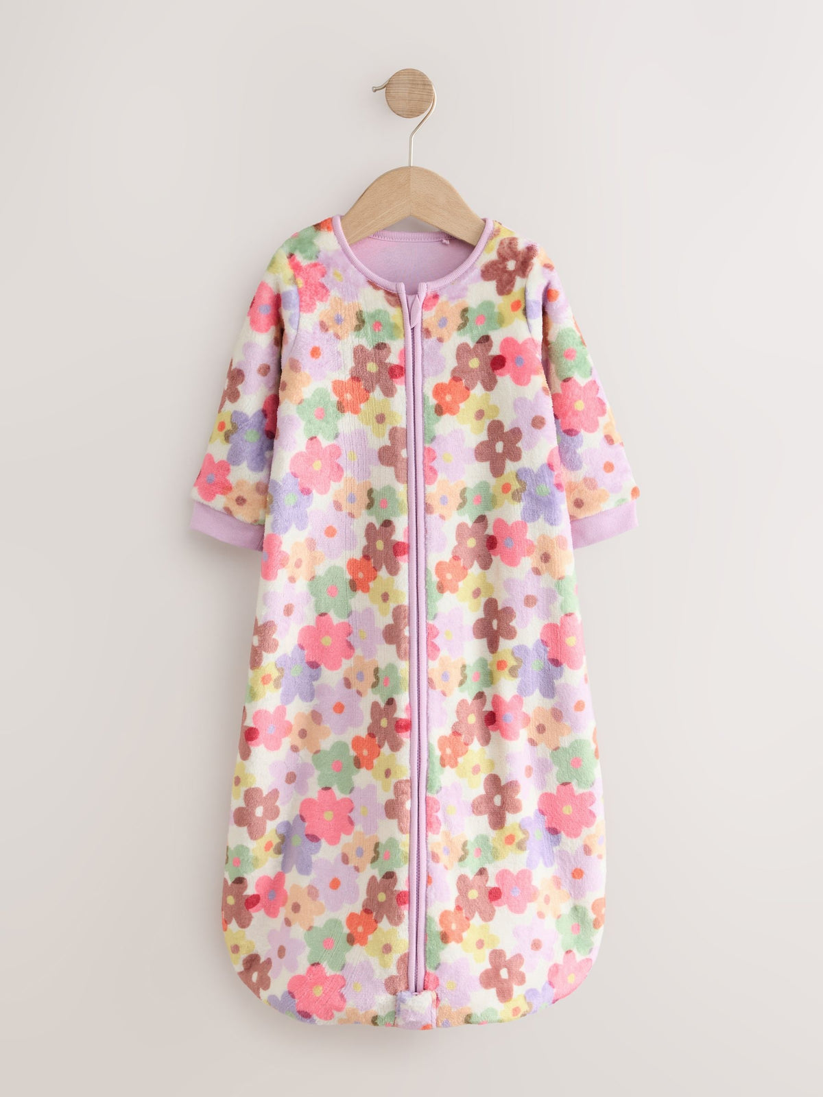 Dsiney Kidz - Multi Floral 2.5 Tog Fleece Baby Sleep Bag image 3