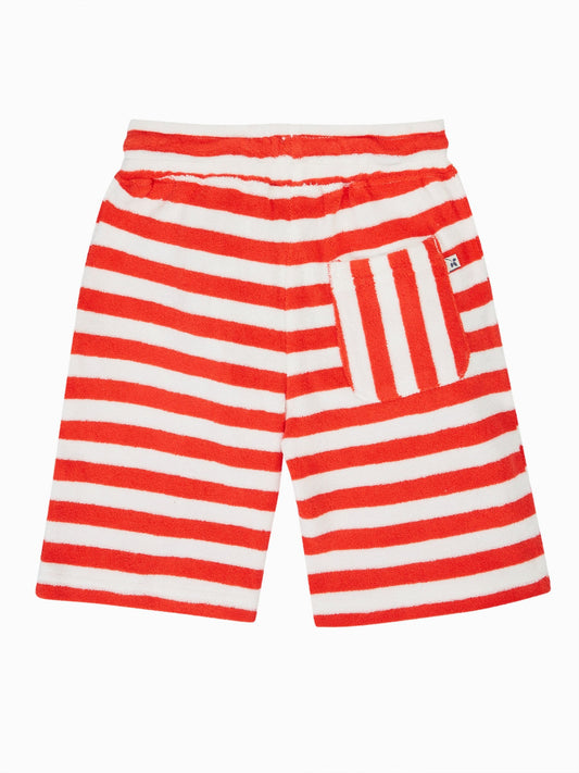 Frugi Red Beach Towelling Shorts image 2