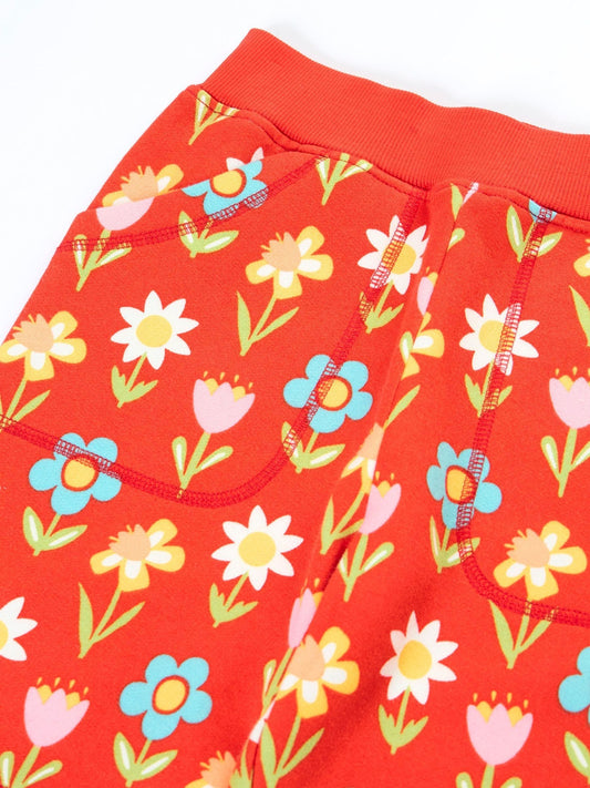 Frugi Red Malpas Joggers image 2