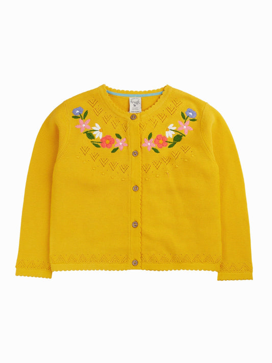 Dsiney Kidz - Frugi Yellow Juniper Cardigan image 2
