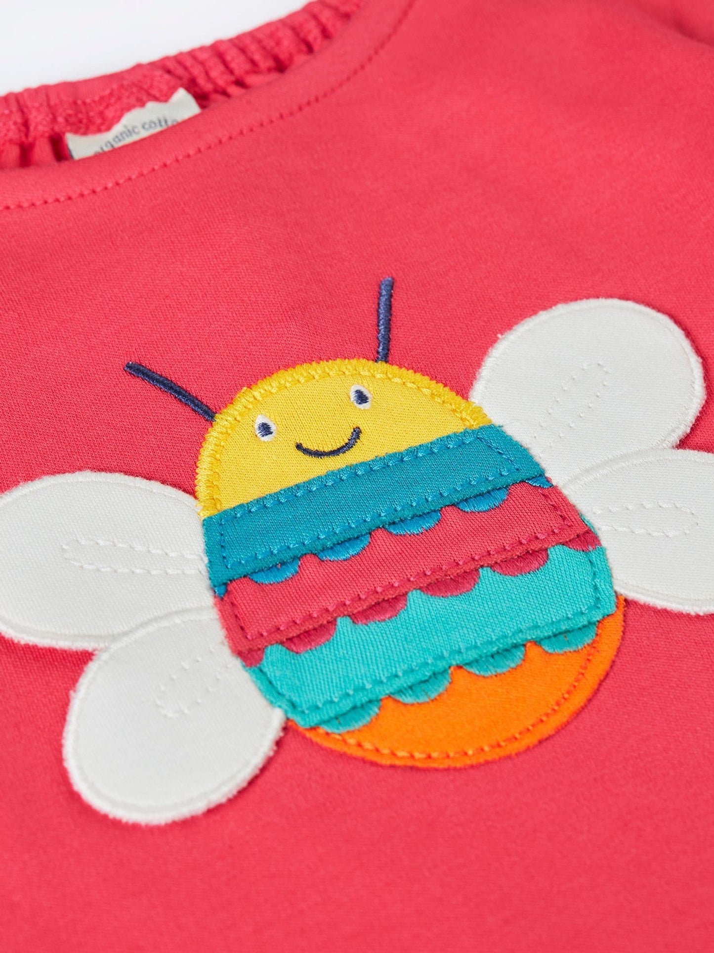 Frugi Pink Caris Applique Top image 5