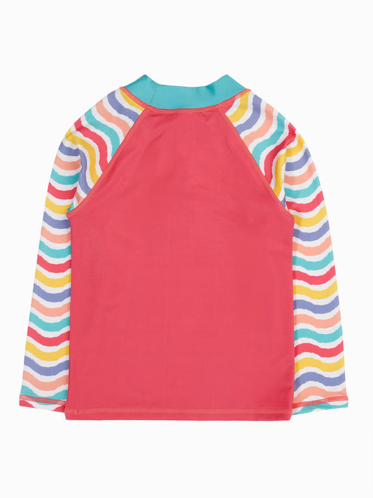 Dsiney Kidz - Frugi Pink Sunsafe Rash Vest image 2
