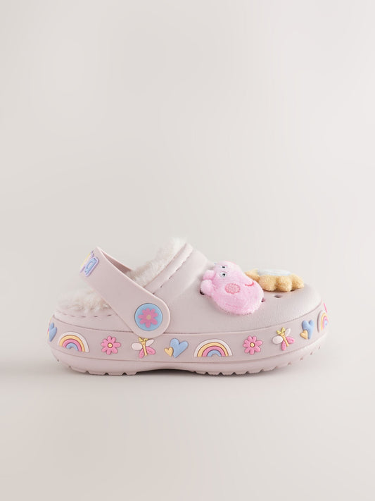 Pink Peppa Pig Cosy Lined Slipper Clogs image 2