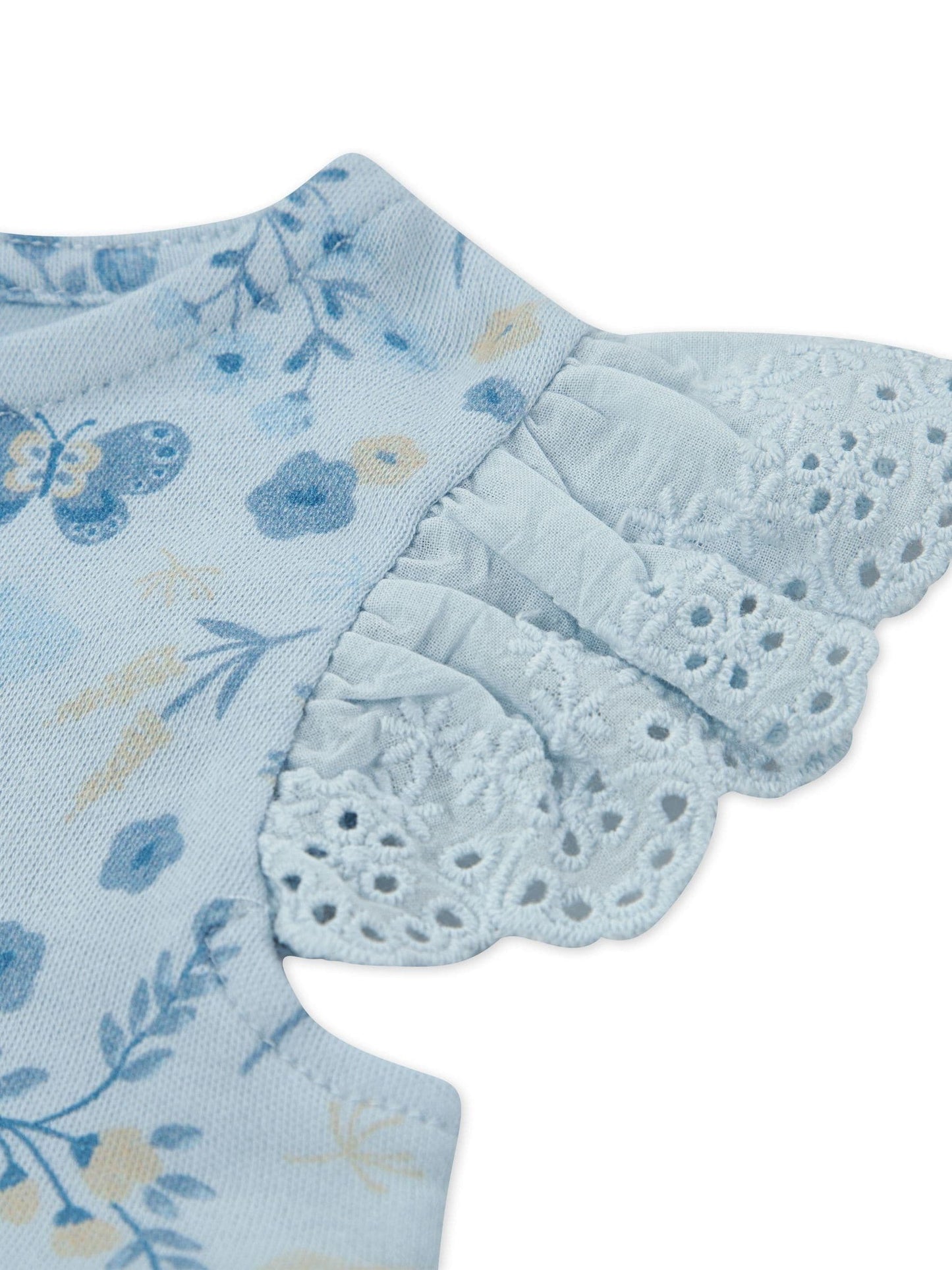Huggies Blue Cardigan Dress & Bloomers 3 Piece Set image 5