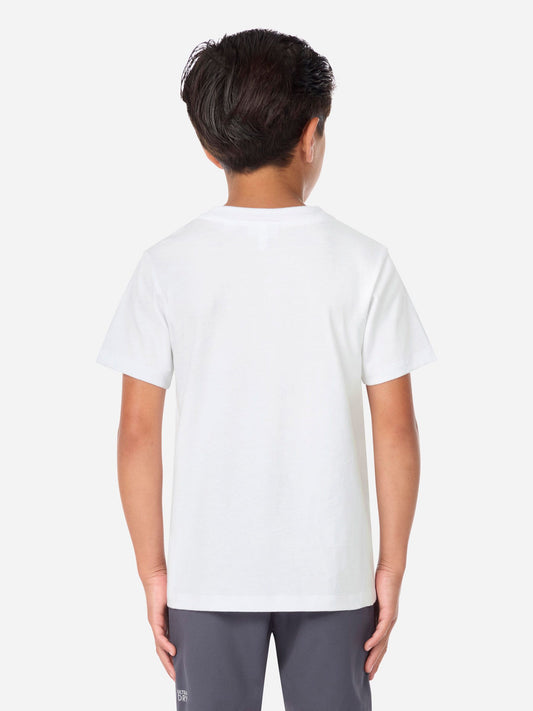 Lacoste White Croc Grid T-Shirt image 2