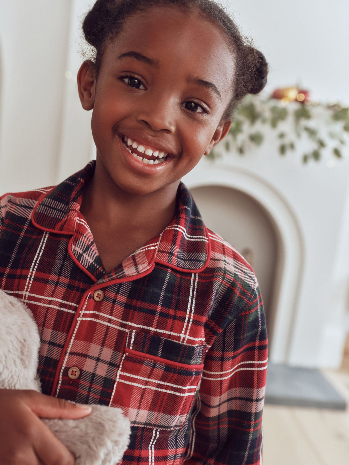 Red/Navy Check Christmas Matching Family Pyjamas (9mths-16yrs) - image 5