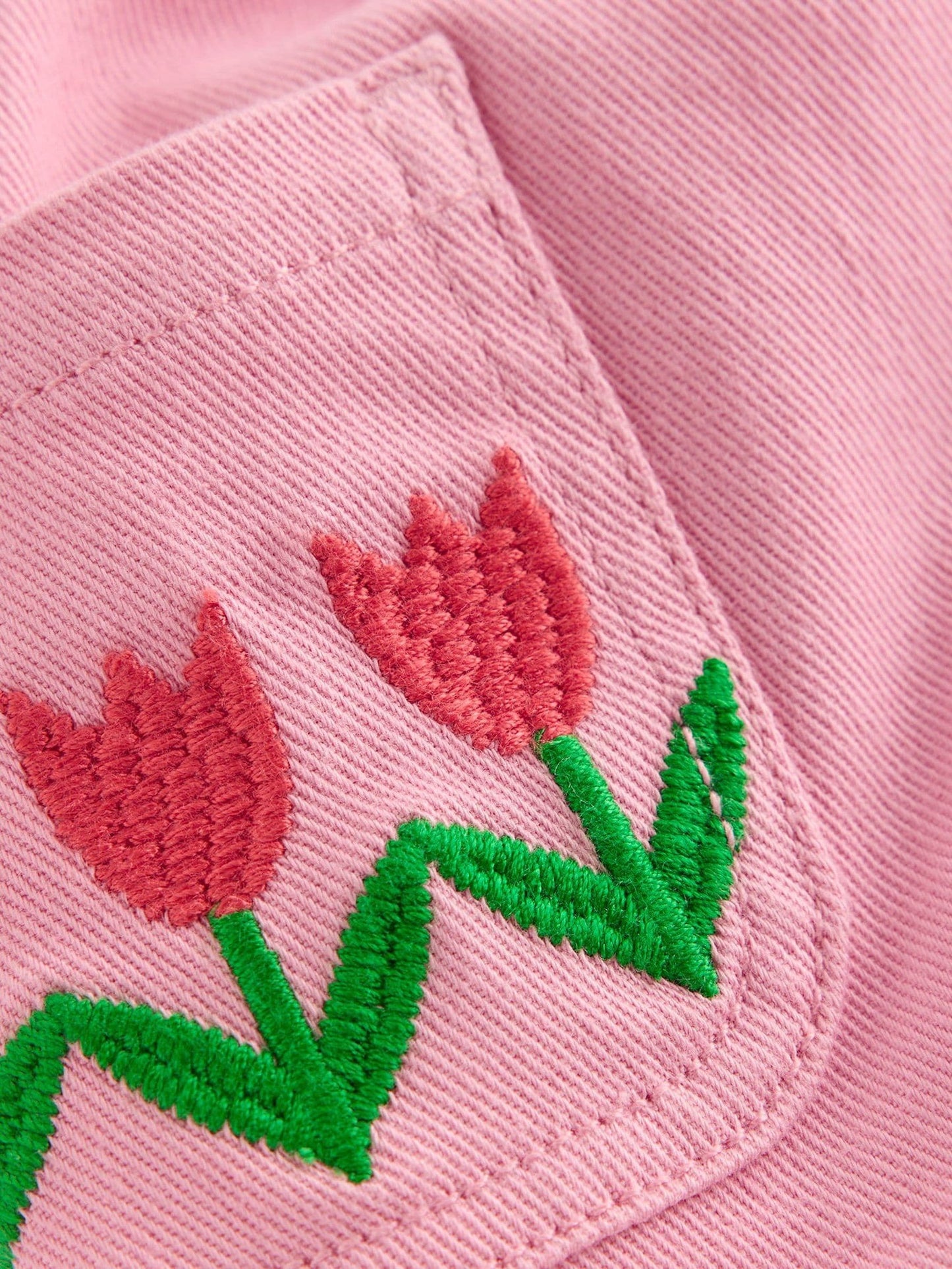 Boden Pink Wide Leg Pull-on Trousers image 7