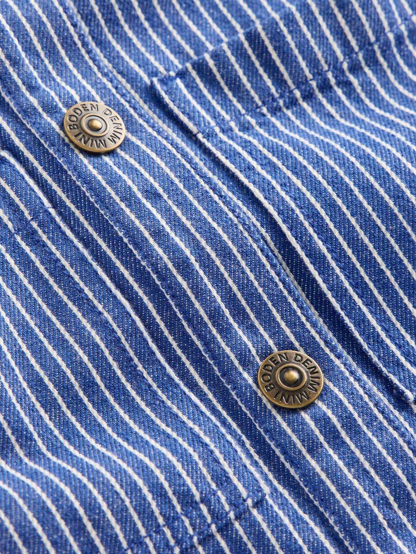 Boden Blue Denim Shirt Dress image 3