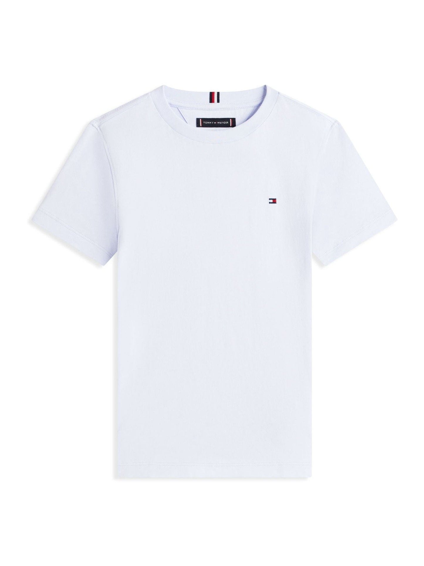 Tommy Hilfiger Sky Blue Essential Flag Embroidery Crew Neck T-Shirt image 5