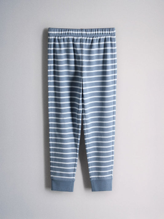 The Set 4 Pack Snuggle Fit Pyjamas Blue/Grey - image 2