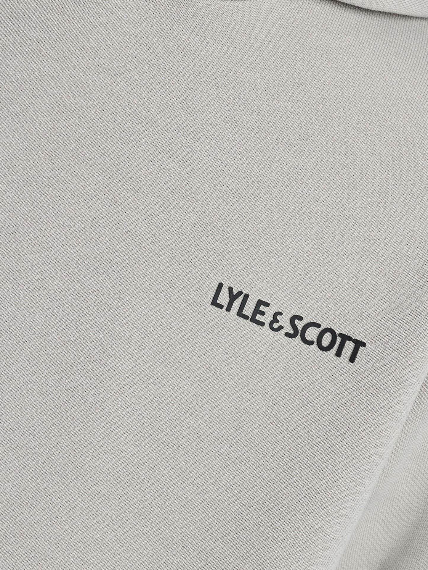 Dsiney Kidz - Lyle & Scott Grey Logo Print Hoodie image 6