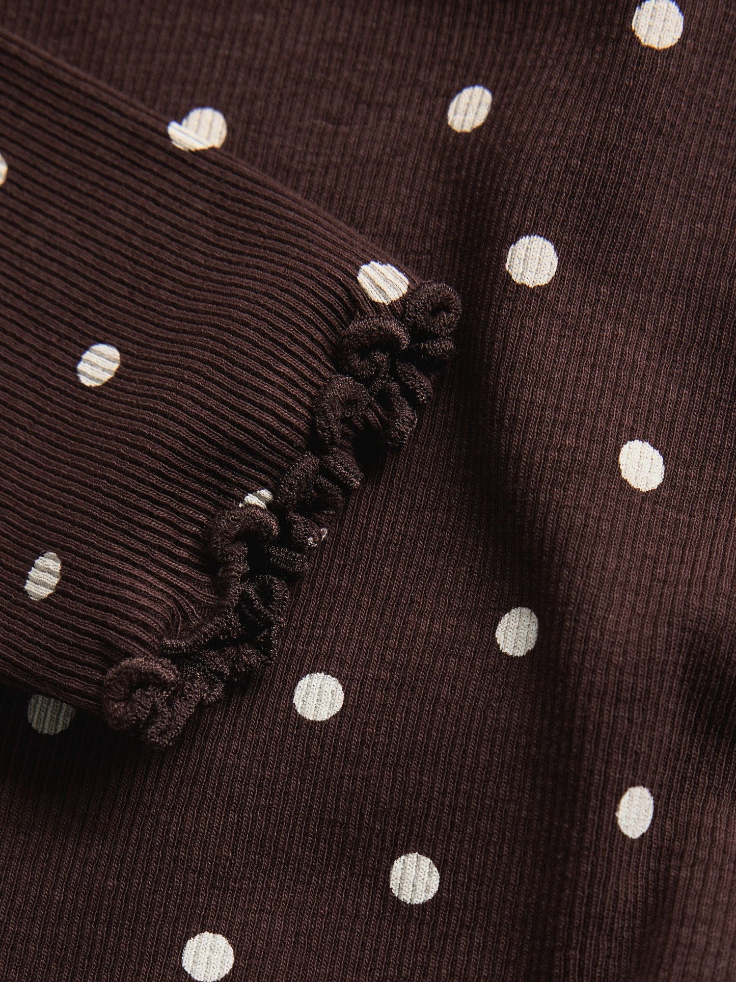 Dsiney Kidz - The Set 6 Pack Long Sleeve Cropped Rib Jersey T-Shirts Pink/Burgandy Red/Stripe/Floral Print image 9
