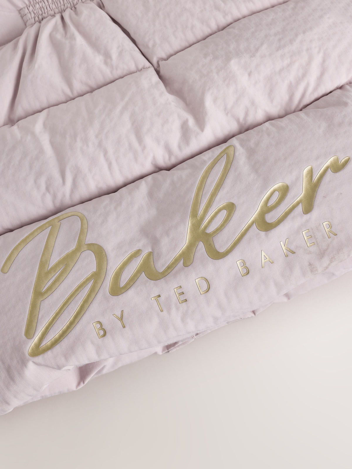 Baker by Ted Baker Lilac Purple Shower Resistant Bow Sleeve Padded Coat - image 16