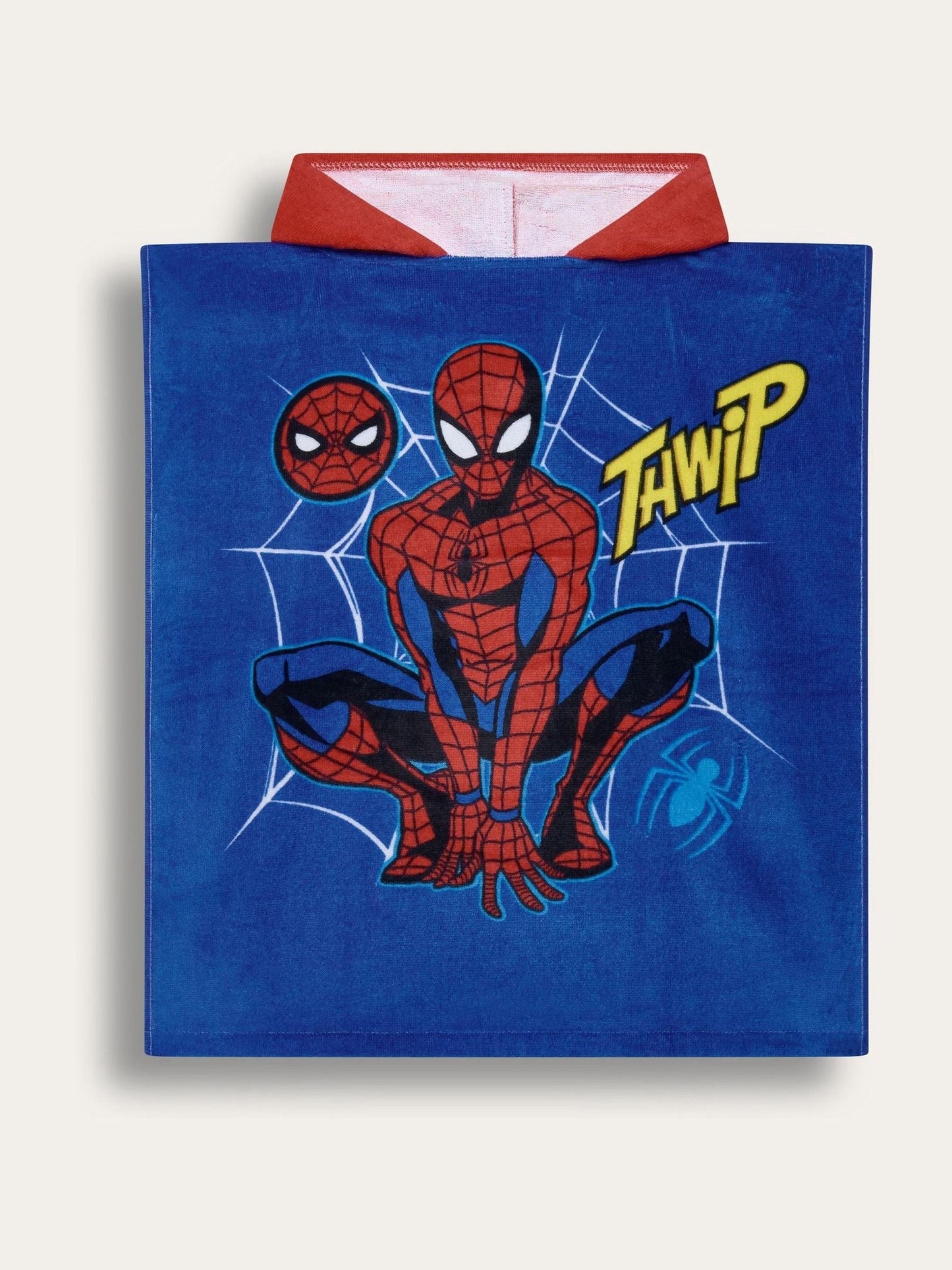 Dsiney Kidz - Brand Threads Blue Spiderman Poncho image 1