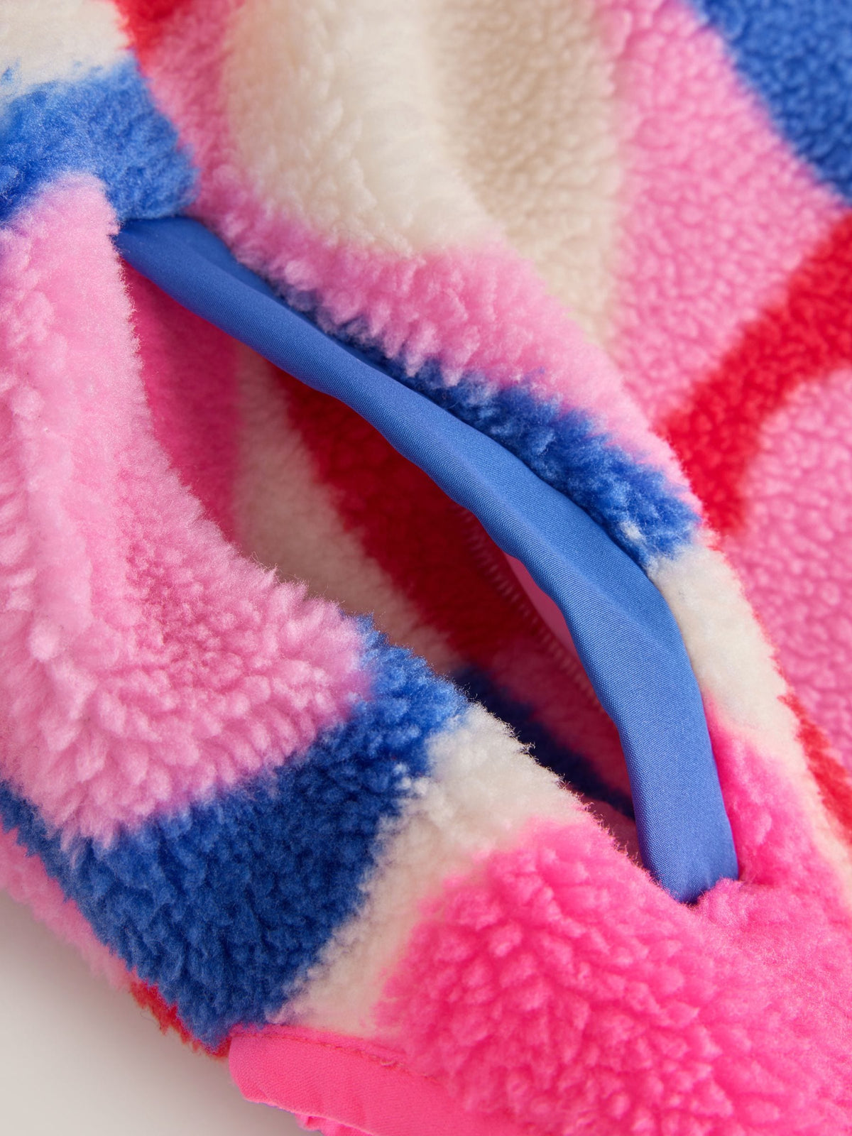 Little Bird Rainbow Hearts 1/4 Zip Borg Fleece - image 10