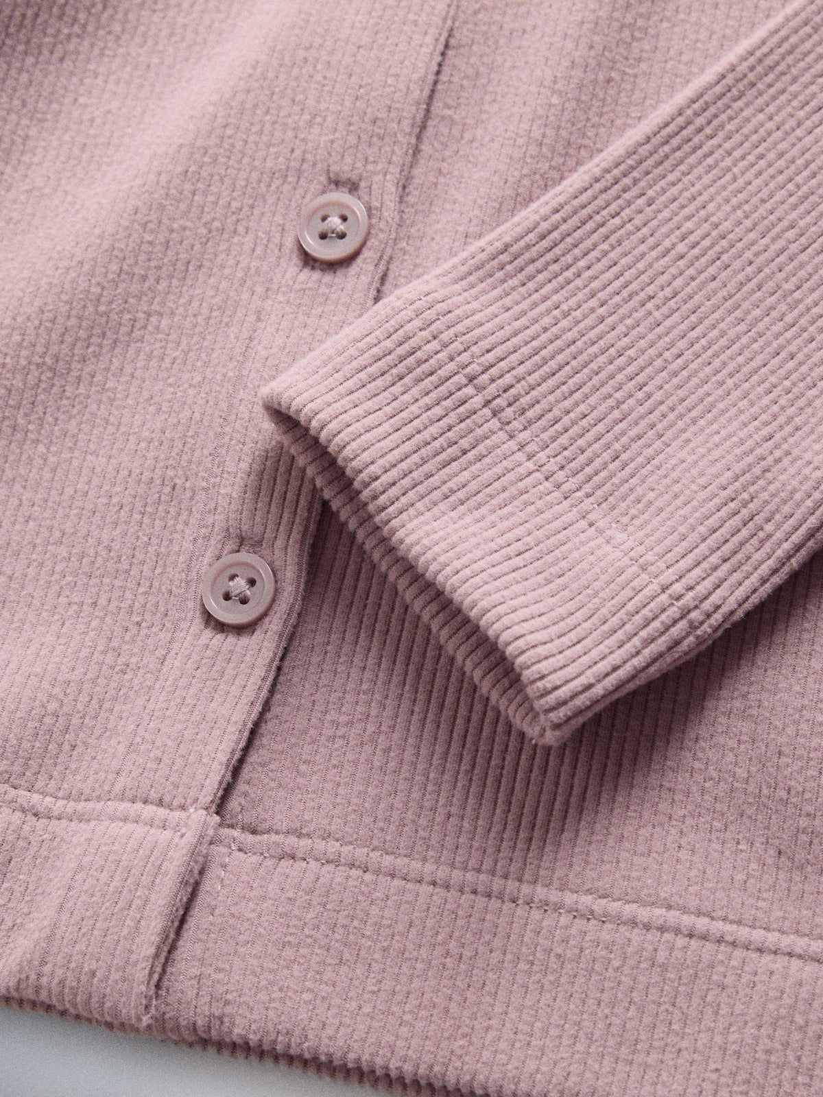 The Set Soft Touch Rib Button Through Cardigan and Leggings Set Lilac Purple - image 8