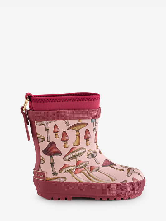 Disney Kidz - Never Fully Dressed Pink Mushroom Wellies Kids Wellies image 1