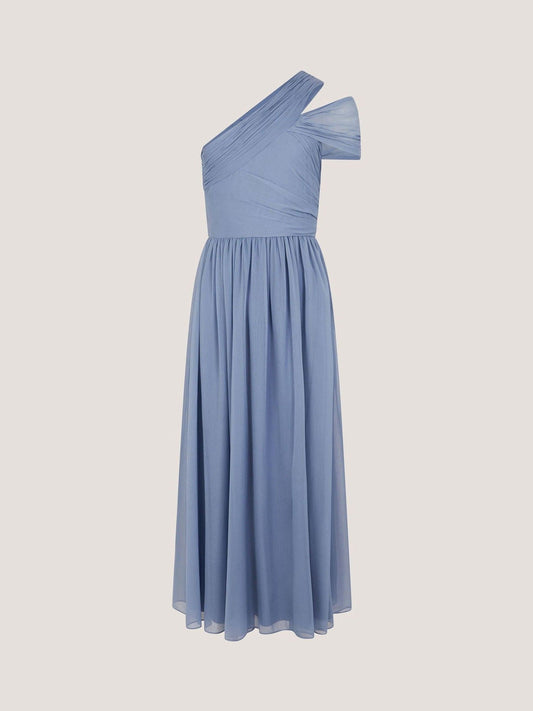 Dsiney Kidz - Monsoon Pale Blue Arianna One Shoulder Tulle Prom Dress image 2