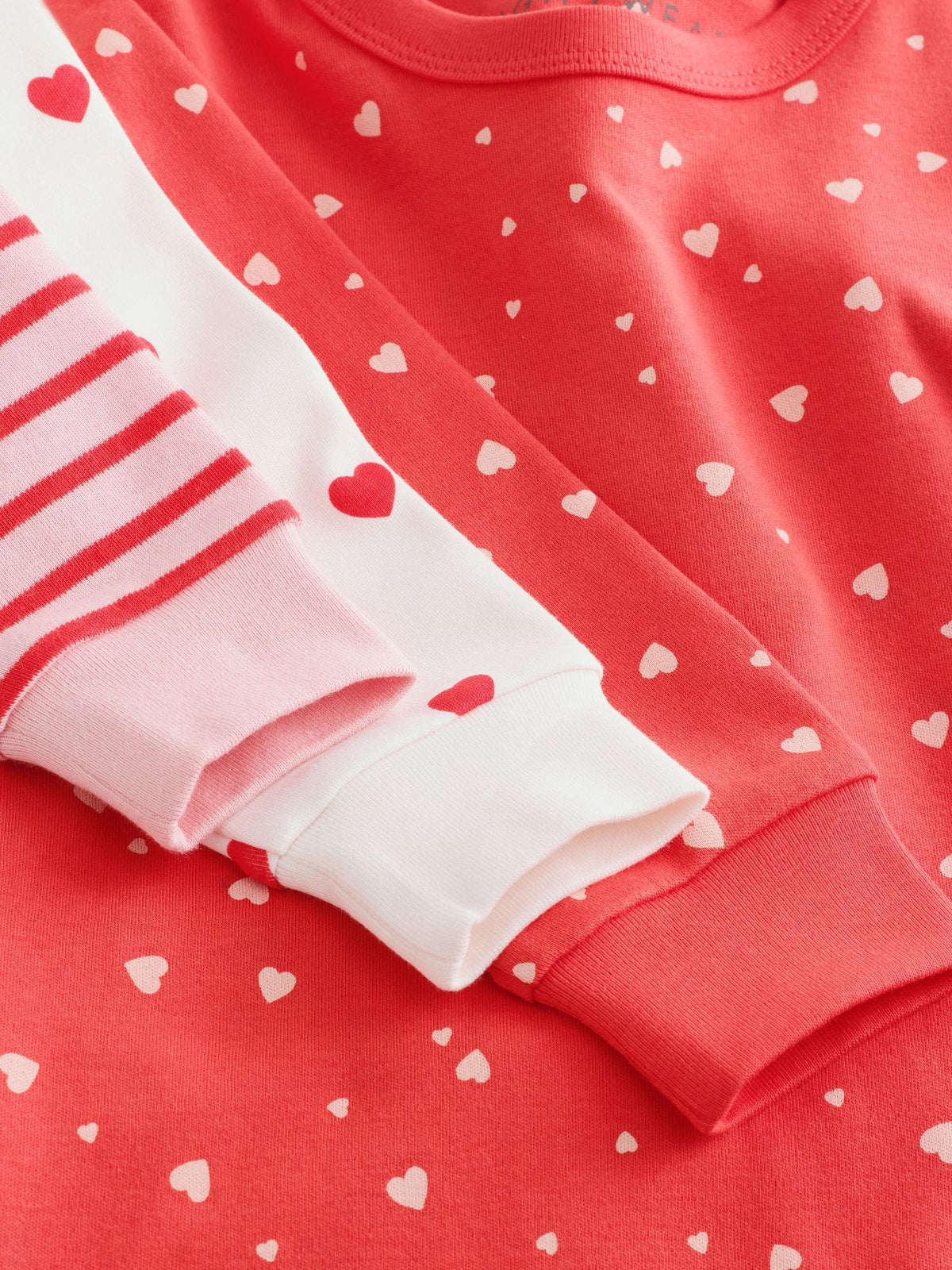 Red/Ecru Snuggle Pyjamas 3 Pack (9mths-12yrs) - image 12