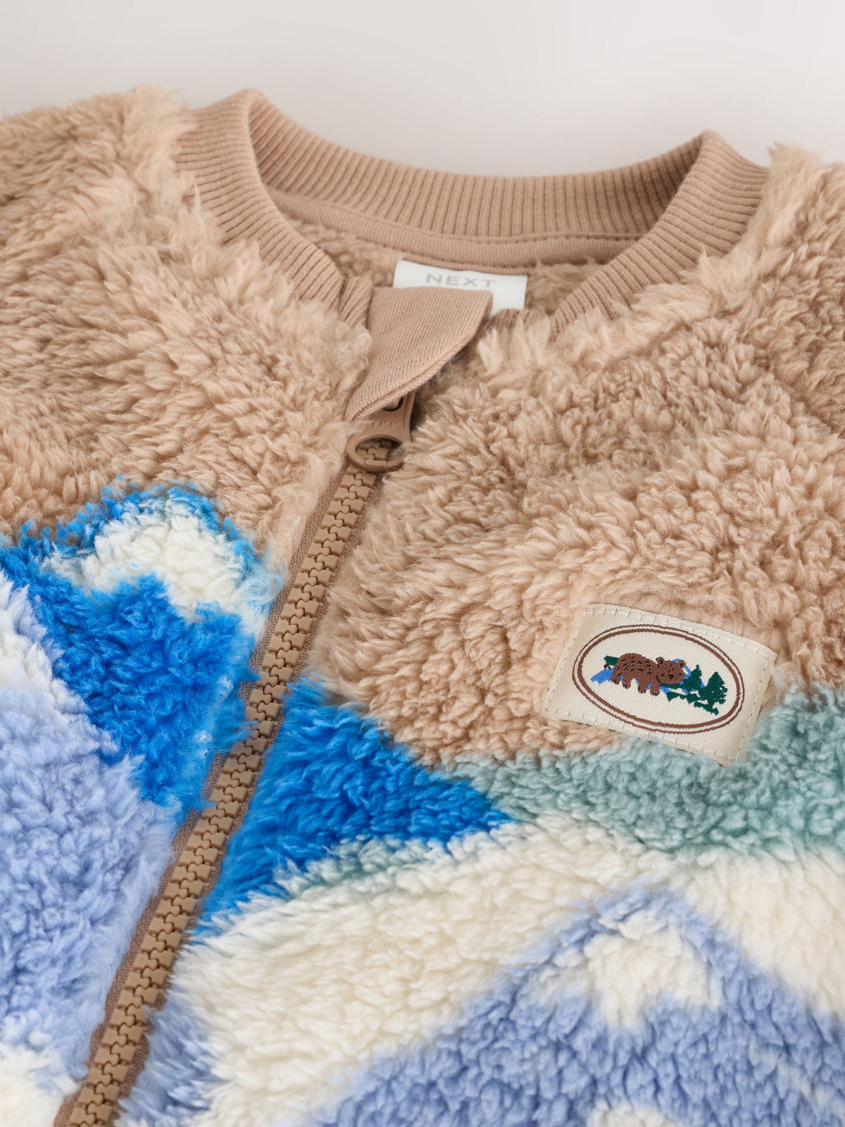 Brown Bear Borg Two Way Zip Sleepsuit - image 9