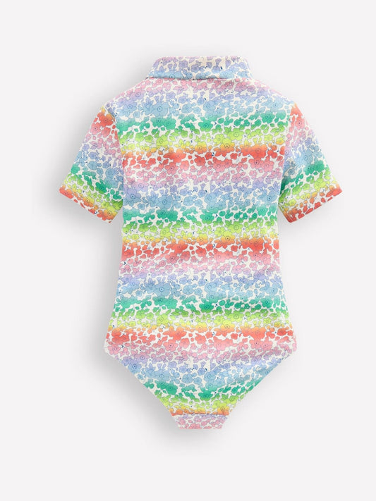 Boden Pink Short Sleeve Swimsuit image 2
