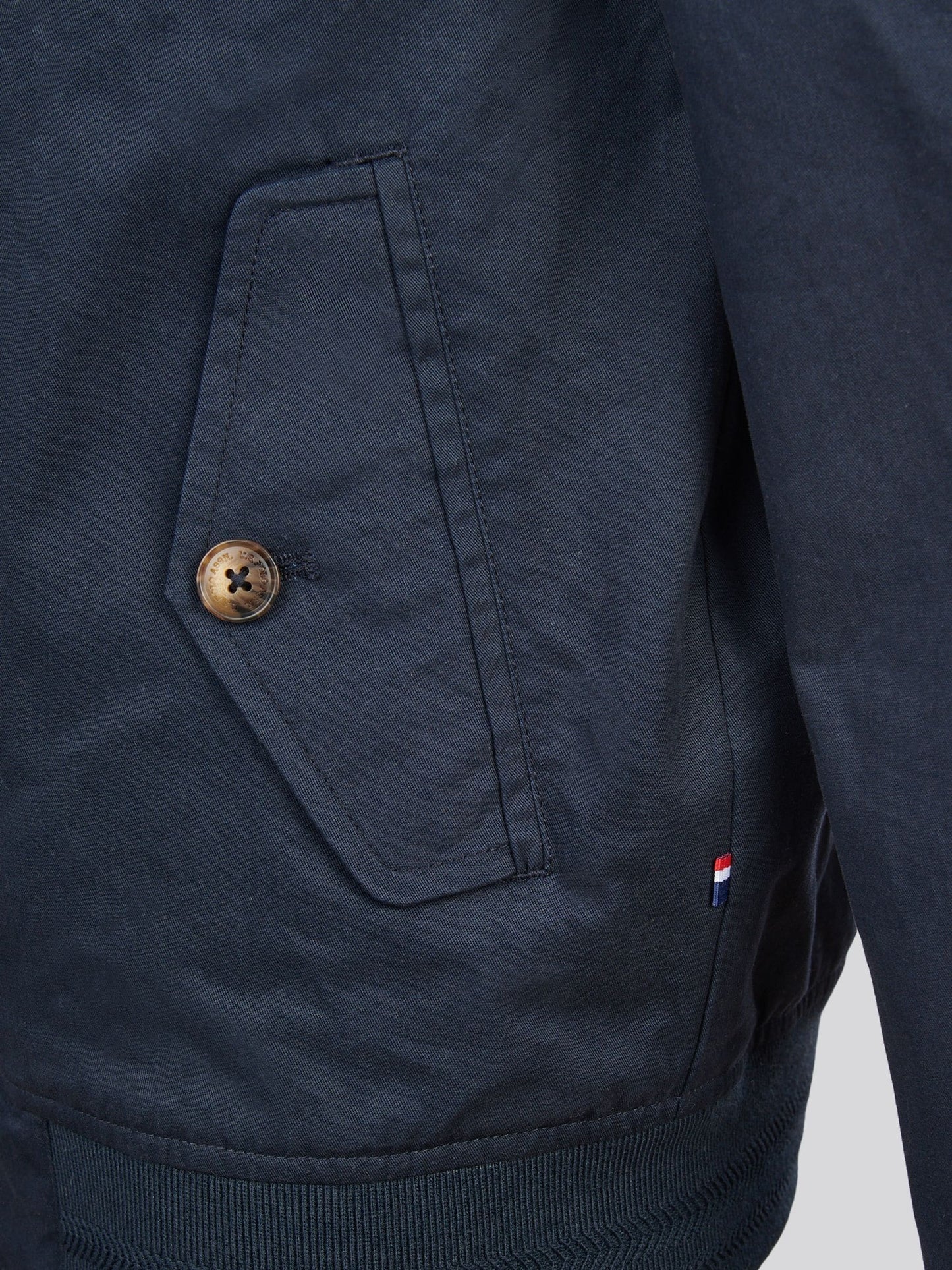 Dsiney Kidz - U.S. Polo Assn. Navy Cotton Twill Harrington Jacket image 6