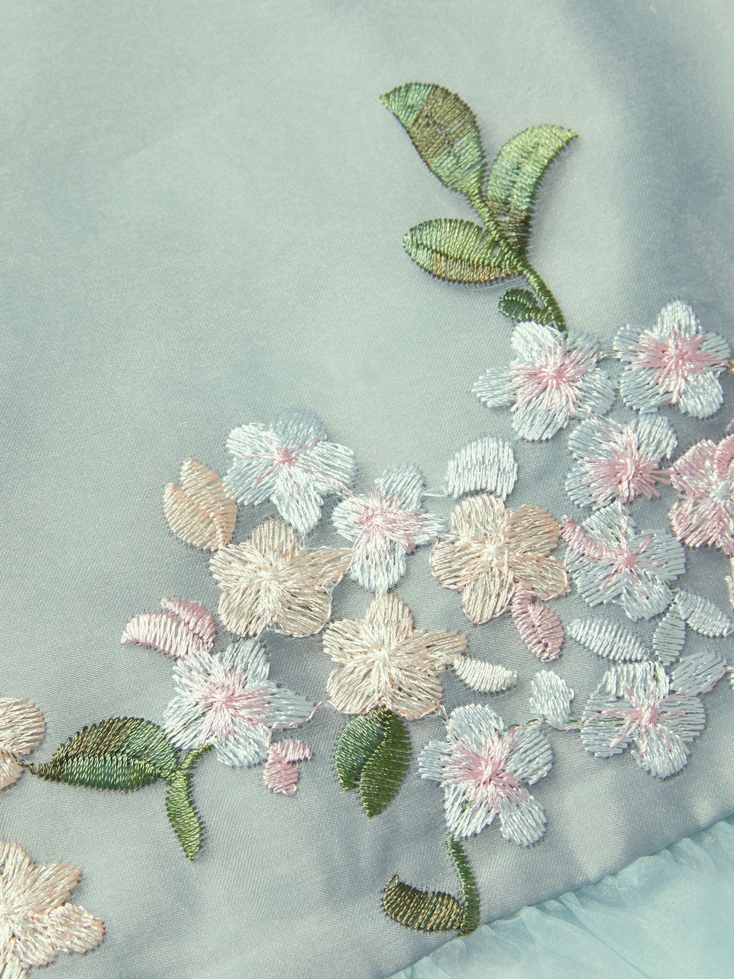 Monsoon Green Floral Embroidered Party Top image 4