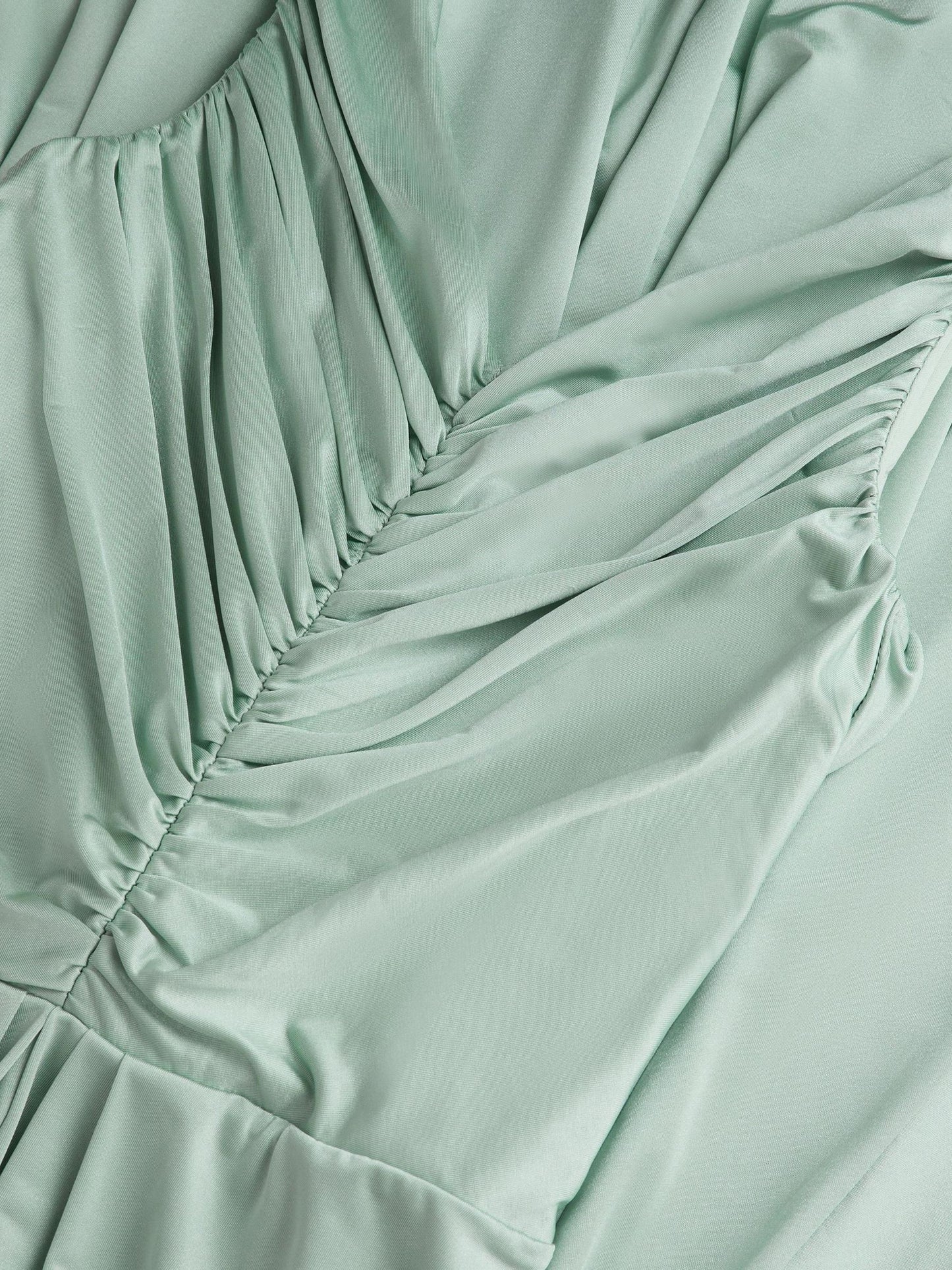 Dsiney Kidz - Monsoon Green Skye Ruched Knot Jersey Prom Dress image 4