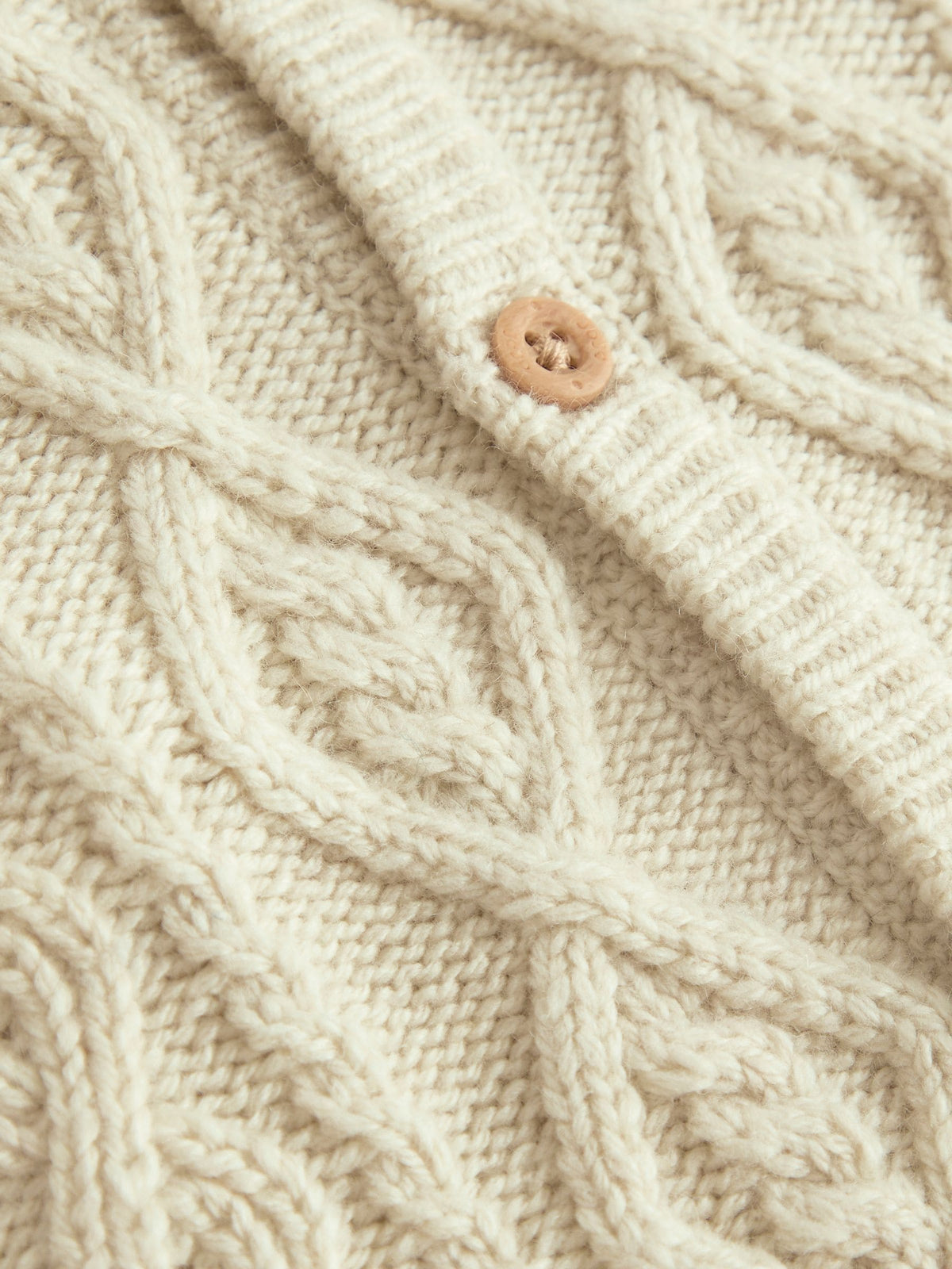 JoJo Maman Bébé Natural Cable 3-Piece Cable Knit Set - image 9