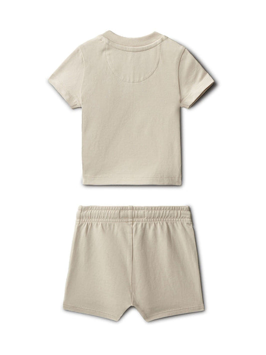 Calvin Klein Natural Knit Shorts 2 Piece Set image 2