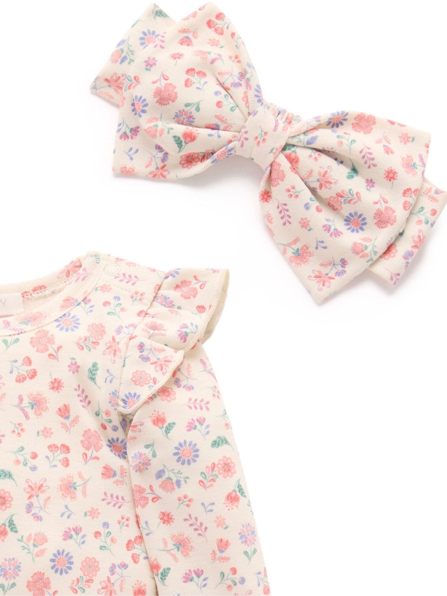 Purebaby Pink Bodysuit & Leggings Set 3 Piece image 6