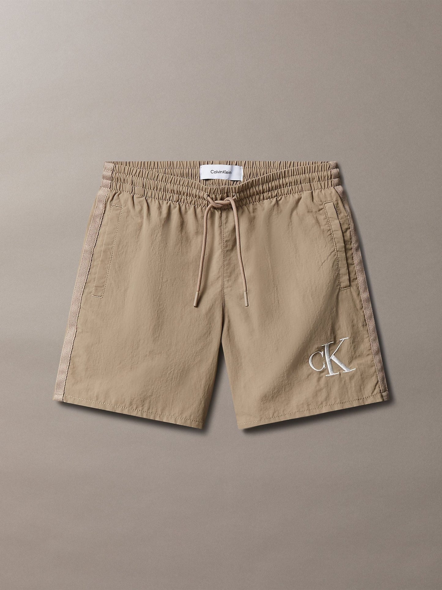 Calvin Klein Brown Drawstring Swim Shorts image 1