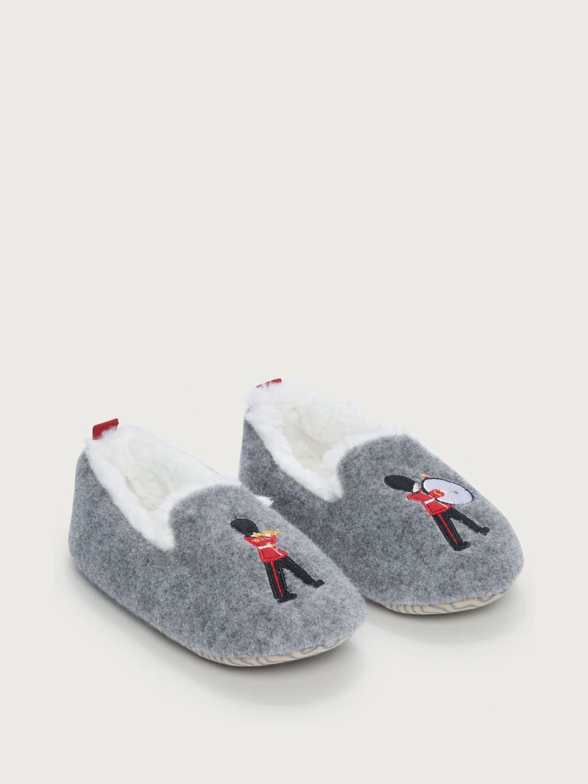 The White Company Grey London Soldier Slippers image 1