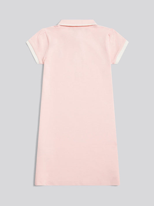 Dsiney Kidz - U.S. Polo Assn Pink Cap Sleeve Polo Dress image 2