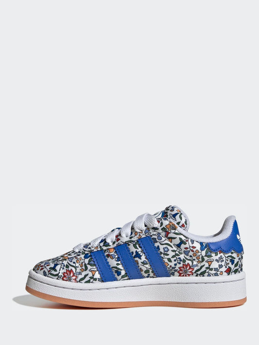 adidas Originals Blue Campus 00S X Liberty London Comfort Closure Elastic Lace Shoes image 2