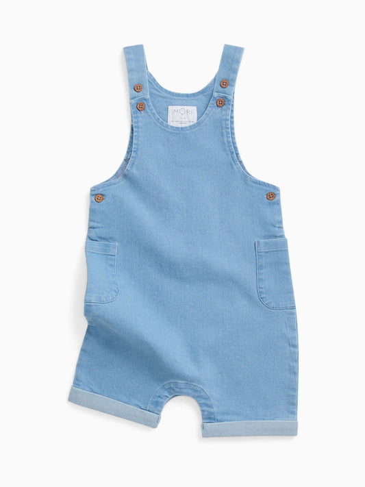Dsiney Kidz - MORI Blue Everyday Supersoft Denim Dungarees image 2