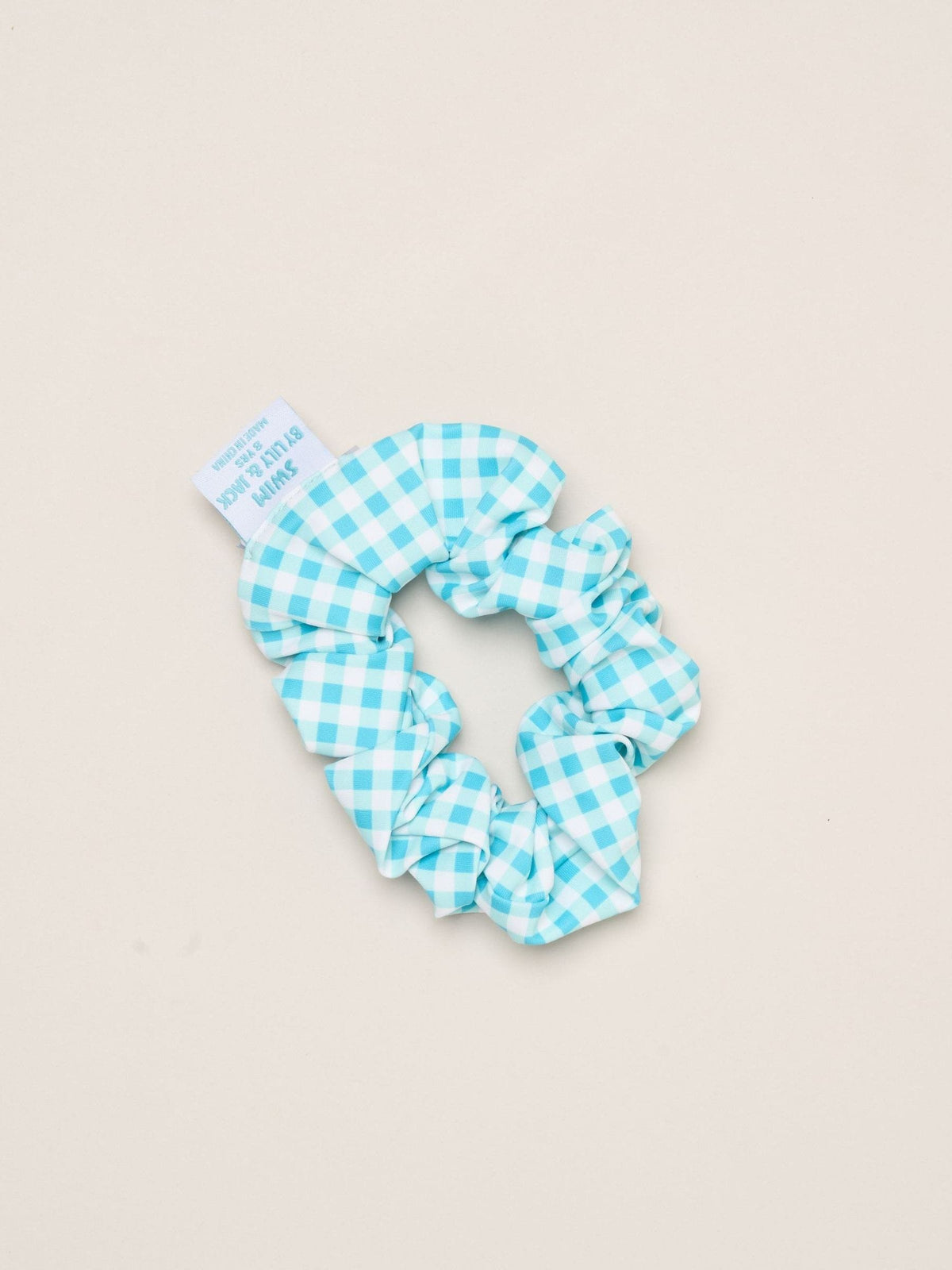 Dsiney Kidz - Miss Blue Gingham Bikini Set With Scrunchie image 6
