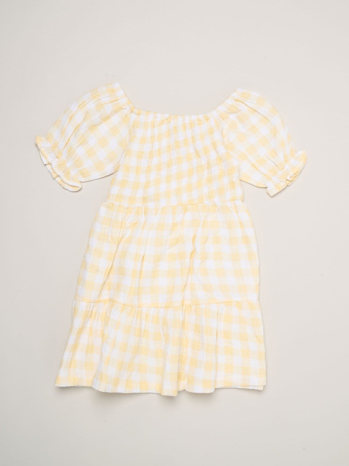 Miss Yellow Floral Print And Chambray Dresses 2 Pack image 5
