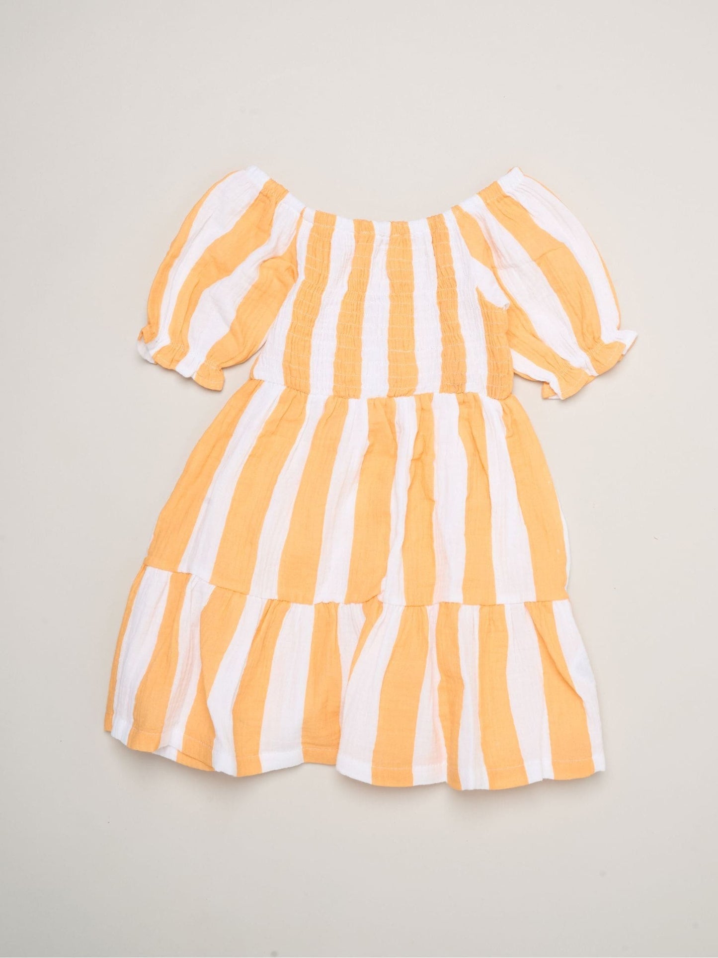 Miss Orange Floral Print And Chambray Dresses 2 Pack image 5