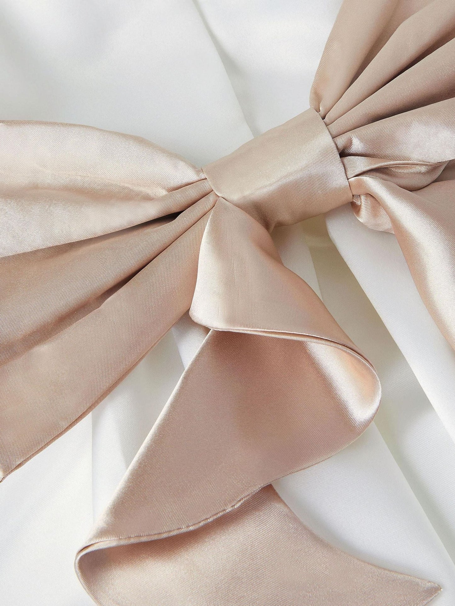 Dsiney Kidz - Monsoon Cream Baby Angelica Satin Bow Dress image 3