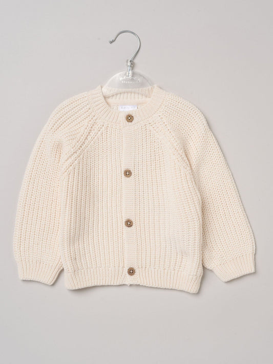 Dsiney Kidz - Rock-A-Bye Baby Boutique White Text Embroidered Knitted Cardigan image 2