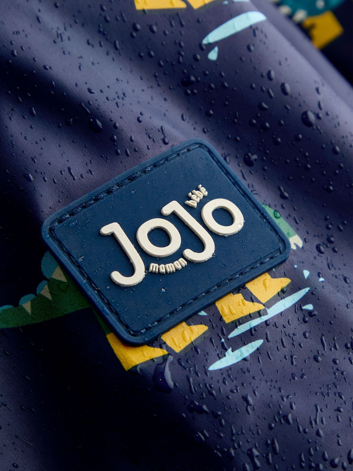 JoJo Maman Bébé Navy Blue Dinosaur Fleece Lined Fisherman Jacket - image 8