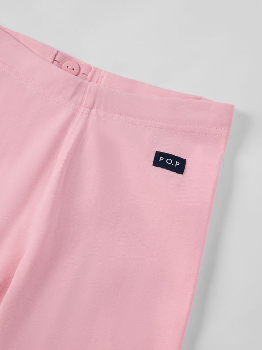 Polarn O. Pyret Pink Cotton Leggings image 2