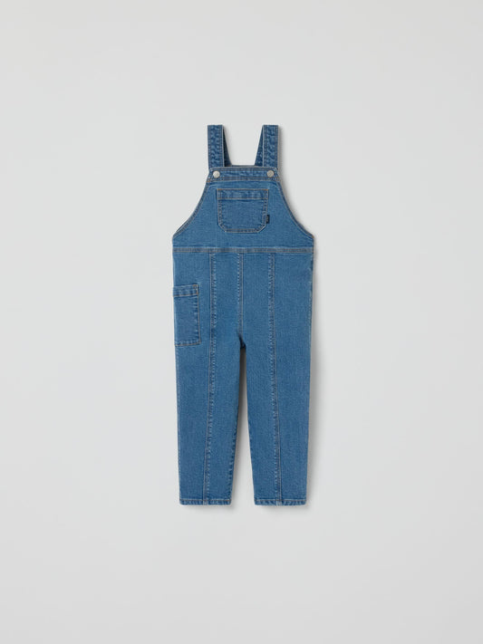 Dsiney Kidz - Polarn O. Pyret Blue Cotton Denim Dungarees image 2