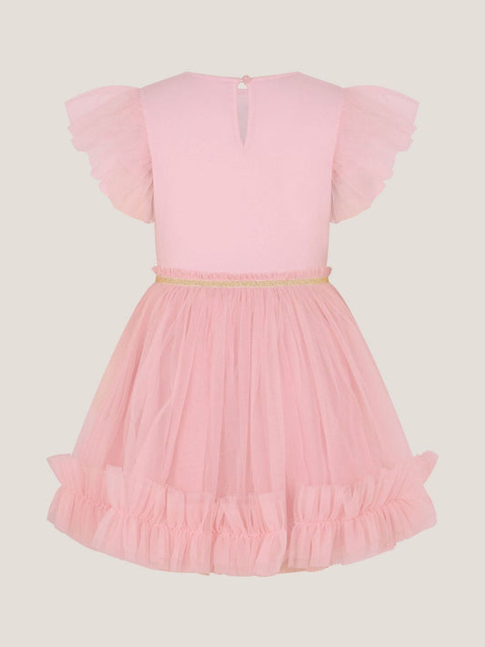 Monsoon Pink Bunny Sequin Disco Dress image 2