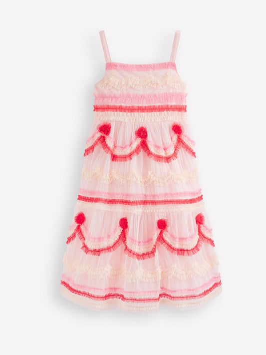 Dsiney Kidz - Boden Pink Tiered Cake Tulle Dress image 2